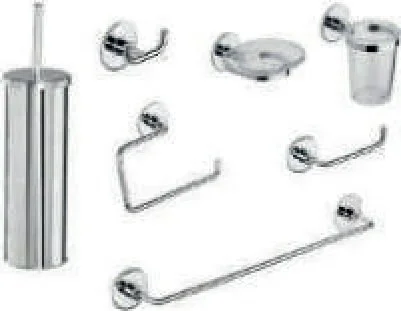 SET ACCESSORI BAGNO WIND BIADESIVO + VITE