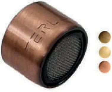 AERATORE IN OTTONE CON FILTRO FEMMINA 22x1