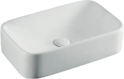LAVABO DA APPOGGIO MOD. LA38 CM 48.5 X 28.5