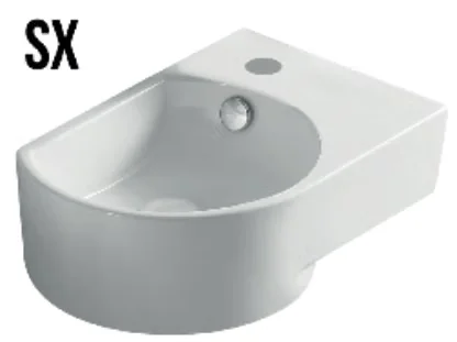 LAVABO A PARETE MOD. LP92 CM 40.5 X 27
