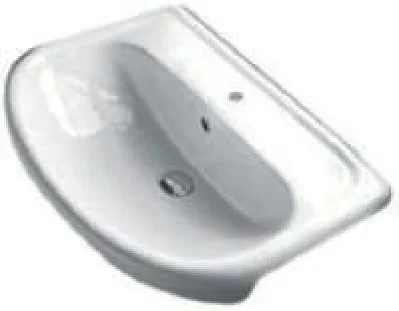 LAVABO SEMINCASSO CM 64X47