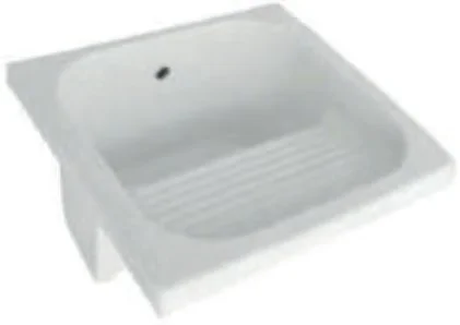 LAVATOIO IN CERAMICA CON STRIZZATOIO MOD. OSIRIDE