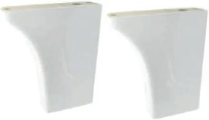 COPPIA PIEDINI PER PILOZZI IN CERAMICA