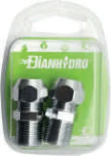 2 PZ NIPPLES BICONO CROMATO PER CANNETTE BLISTER