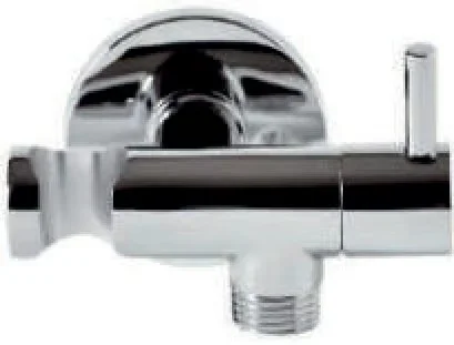 RUBINETTO D’ARRESTO MINIMAL CON SUPPORTO DOCCIA