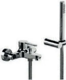 MISCELATORE MONOCOMANDO VASCA CON ACCESSORI LINEA ACTION