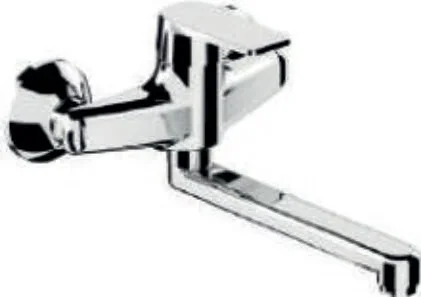 MISCELATORE MONOCOMANDO LAVELLO A MURO LINEA VEGA