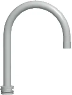 CANNA TUBO OMBRELLO PER MISCELATORE LAVELLO SLY