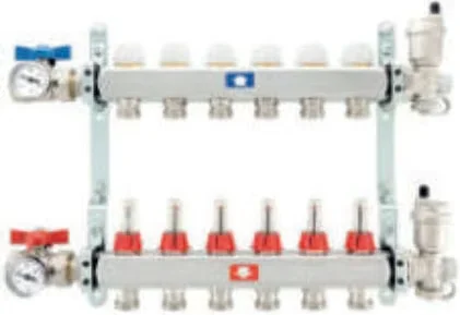 COLLETTORE PREMONTATO COMPLETO CON FLUSSIMETRI