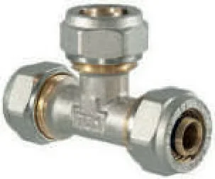 RACCORDO TEE A COMPRESSIONE PER MULTISTRATO
