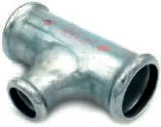 T RIDOTTO A PRESSARE IN ACCIAIO AL CARBONIO STEEL PRES