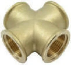 CROCE FEMMINA IN OTTONE GIALLO