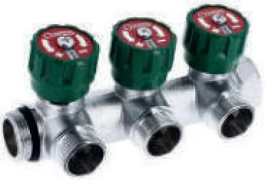 COLLETTORE 90° FASATO CON VITONE E DISCHETTO 24X19