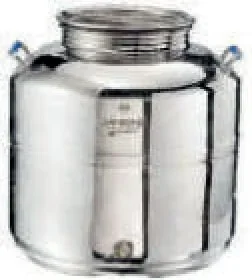 CONTENITORE ACCIAIO INOX PER USO ALIMENTI SANSONE