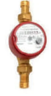 CONTATORE PER ACQUA CALDA 90° QUADRANTE ASCIUTTO