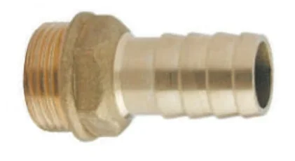 RACCORDO PORTAGOMMA IN OTTONE MASCHIO