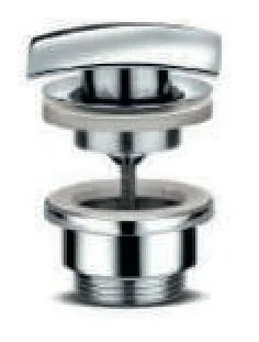 PILETTA LAVABO CLICK-CLACK TAPPO QUADRO LUX
