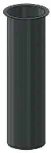 TUBO CON BATTENTE IN OTTONE