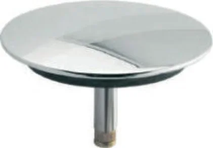 TAPPO SALTERELLO IN OTTONE CROMATO PER COLONNA VASCA
