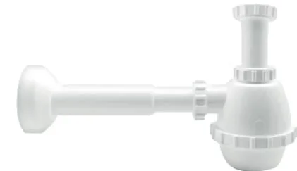 SIFONE PVC 1 VIA S / PILETTA PER PORCELLANA CON CANOTTO