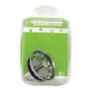TAPPO CESTELLINO INOX DM 52 MOD. LUX PER PILETTA BLISTER