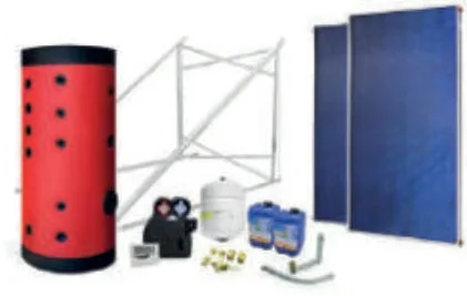 IMPIANTO SOLARE CIRCUITO FORZATO 200 LT ATON
