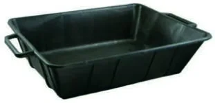 CASSA MALTA RETTANGOLARE IN PP NERO LT.25
