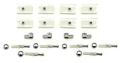 KIT ACCESSORI DI FISSAGGIO PER BOX DOCCIA LINEA ESSENTIAL