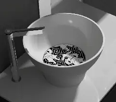 Lavabo appoggio HURRICANE ø38 h23