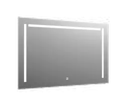 Specchio, illuminazione led ed accensione touch
