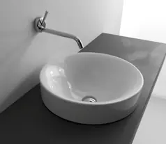 CENTO lavabo tondo 45 appoggio o incasso
