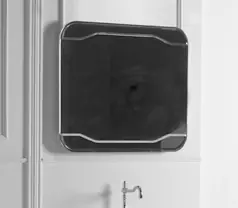Specchio cm. 80x70 filo lucido con interruttore luce