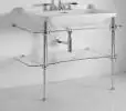 Waldorf Struttura a terra in ottone per lavabo da 120