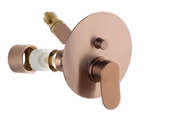 3-Tre Miscelatore monocomando per vasca-doccia con deviatore automatico — 821175