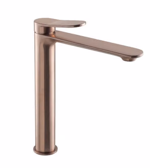 3-Tre Miscelatore monocomando alto per lavabo con scarico Click-Clack da 1” 1/4 e tappo a copertura totale — 823077