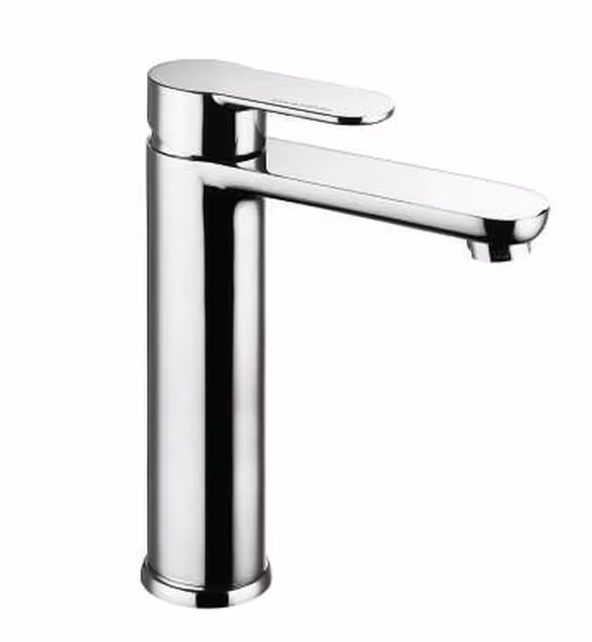 Italo Miscelatore monocomando alto per lavabo con scarico Click-Clack da 1” 1/4 e tappo a copertura totale — 913077
