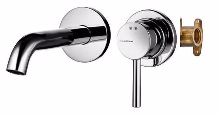 Midi Miscelatore monocomando da incasso completo per lavabo — 995720+123195