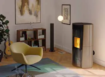 Lilibet TC · corpo stufa senza rivestimento