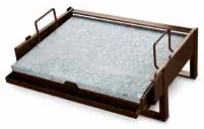 Pietra lavica Bioplatt — Bioplatt 51x42 cm con supporto